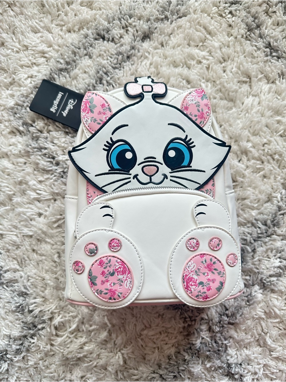 Disney loungfly Aristocats Marie Floral Mini Backpack